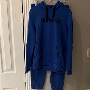 Hurley Women’s Royal Blue Jogger Set